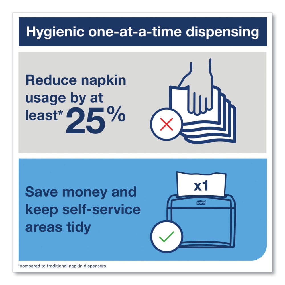 Xpressnap Interfold Dispenser Napkins, 2-Ply, Bag-Pack, 13 x 8.5, Natural, 500/Pack, 12 Packs/Carton - Image 6