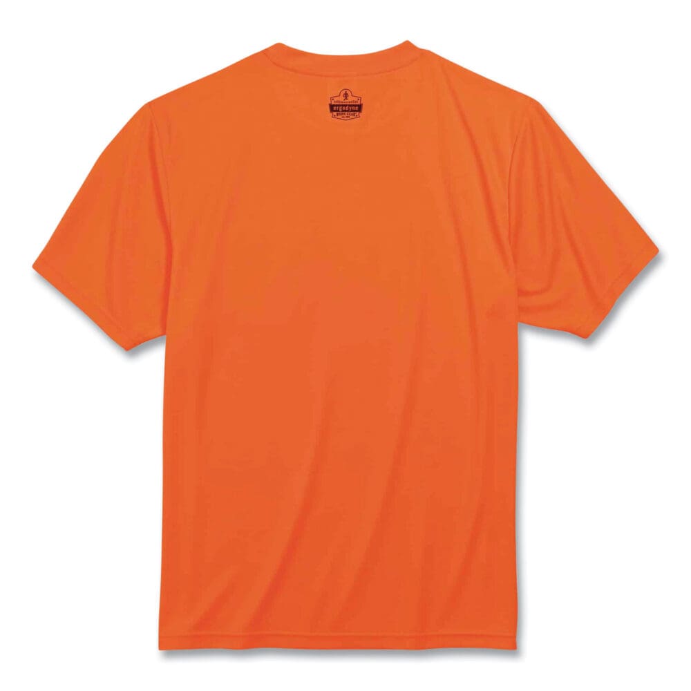 GloWear 8089 Non-Certified Hi-Vis T-Shirt, Polyester, 4X-Large, Orange, Ships in 1-3 Business Days - Image 4