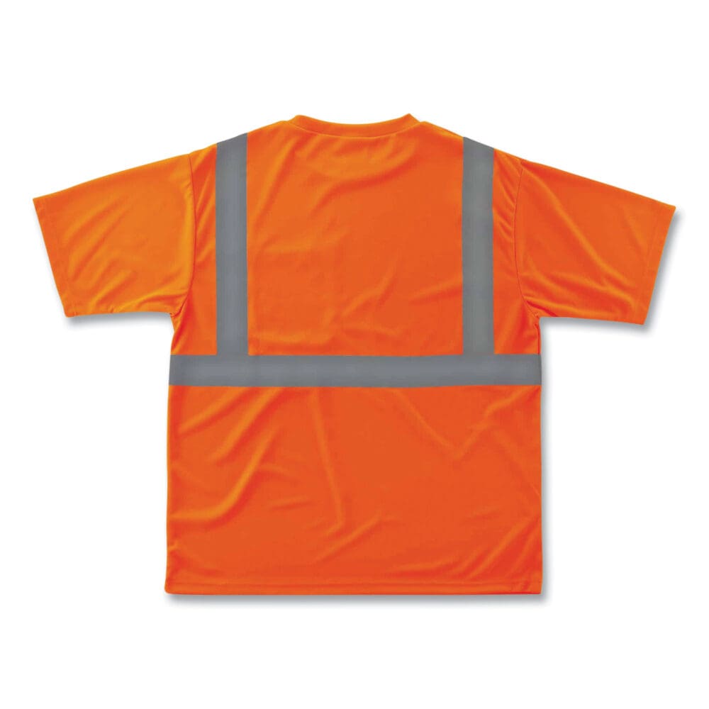 GloWear 8289 Class 2 Hi-Vis T-Shirt, Polyester, Orange, X-Small, Ships in 1-3 Business Days - Image 2