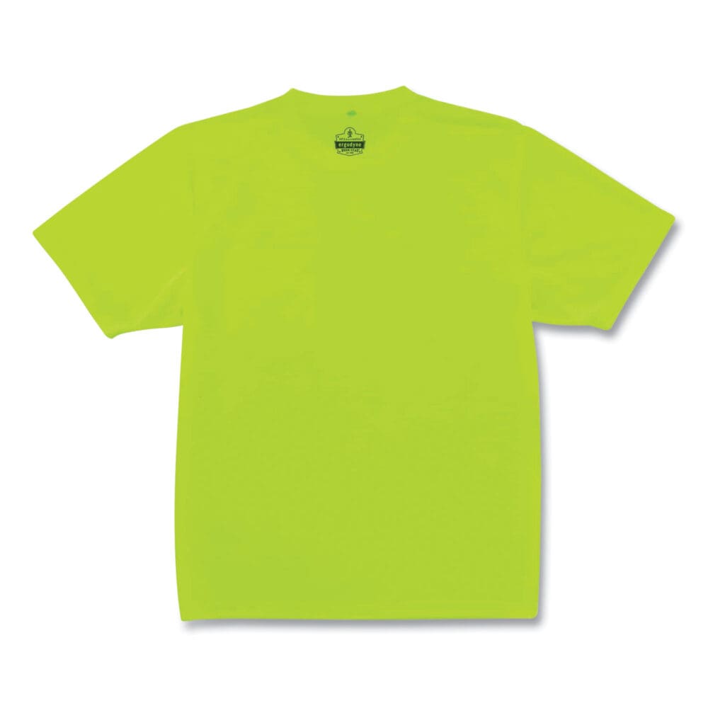 GloWear 8089 Non-Certified Hi-Vis T-Shirt, Polyester, Large, Lime, Ships in 1-3 Business Days - Image 4