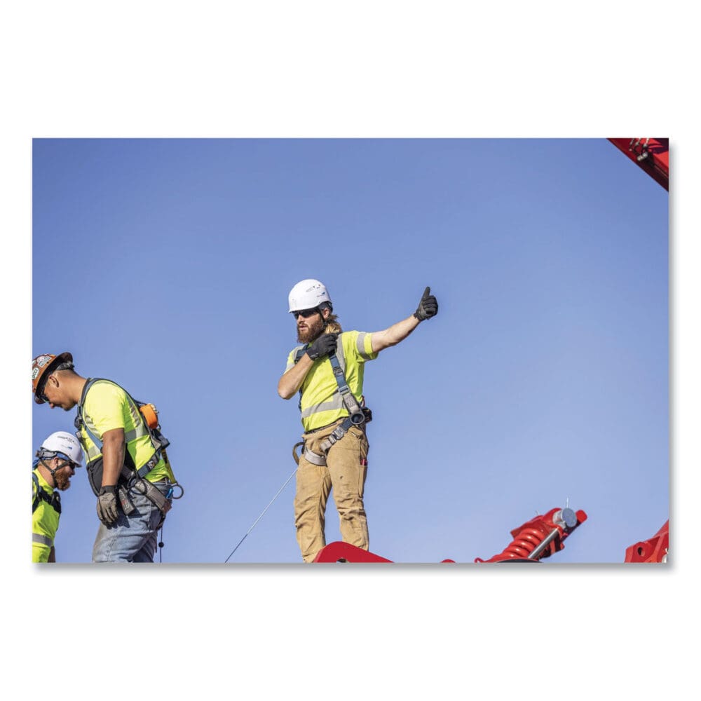 GloWear 8289 Class 2 Hi-Vis T-Shirt, Polyester, Lime, X-Small, Ships in 1-3 Business Days - Image 3