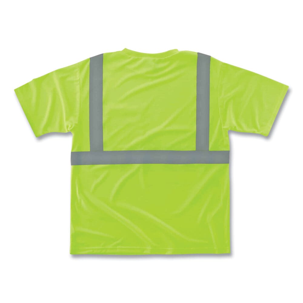 GloWear 8289 Class 2 Hi-Vis T-Shirt, Polyester, Lime, 4X-Large, Ships in 1-3 Business Days - Image 2