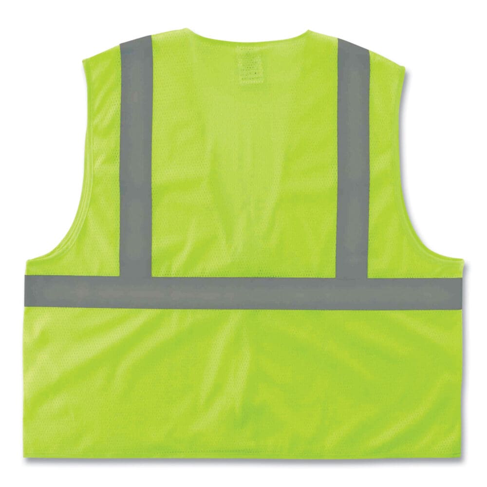 GloWear 8205Z Class 2 Super Economy Mesh Vest, Polyester, Lime, Large/X-Large, Ships in 1-3 Business Days - Image 4