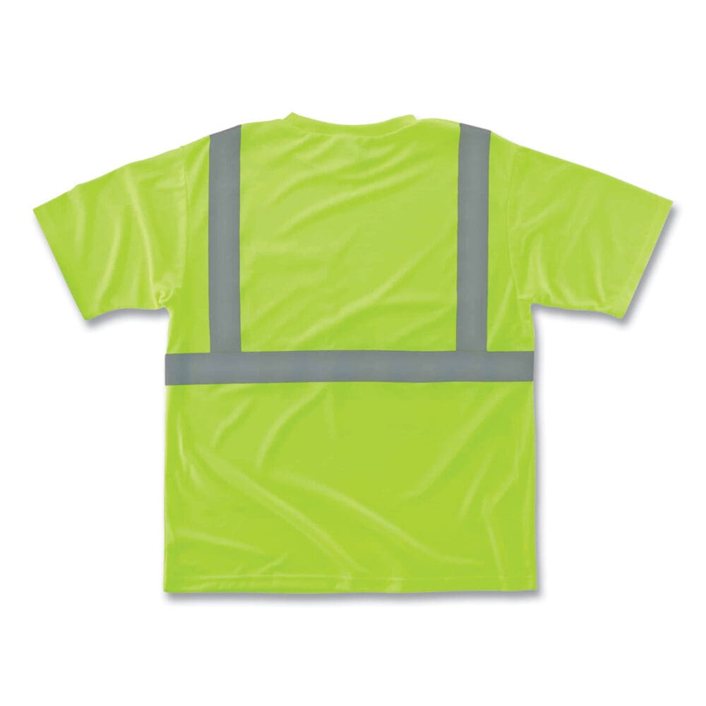 GloWear 8289 Class 2 Hi-Vis T-Shirt, Polyester, Lime, 2X-Large, Ships in 1-3 Business Days - Image 2