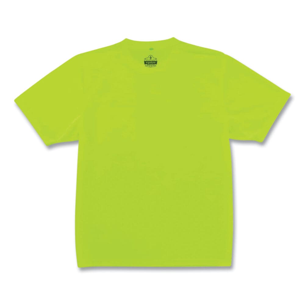 GloWear 8089 Non-Certified Hi-Vis T-Shirt, Polyester, 5X-Large, Lime, Ships in 1-3 Business Days - Image 2