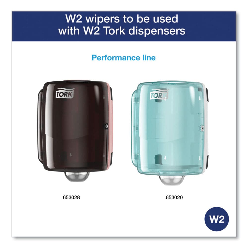 Paper Wiper Plus, 9.8 x 15.2, White, 300/Roll, 2 Rolls/Carton - Image 3