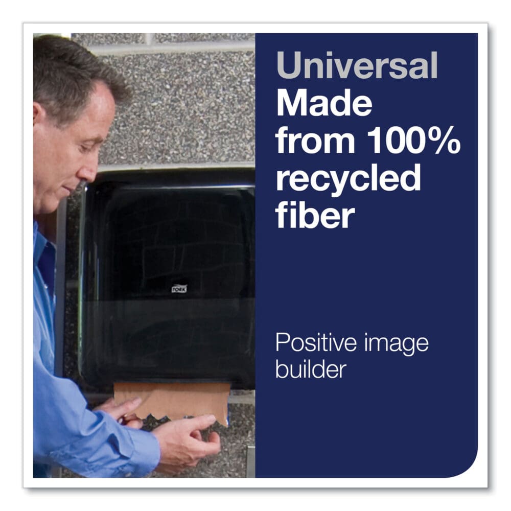 Matic Hardwound Roll Towel, 1-Ply, 7.7" x 700 ft, Natural, 857/Roll, 6 Rolls/Carton - Image 5