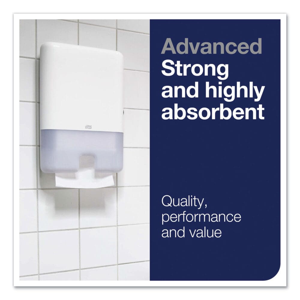Advanced Multifold Hand Towel, 1-Ply, 9 x 9.5, White, 250/Pack, 16 Packs/Carton - Image 6