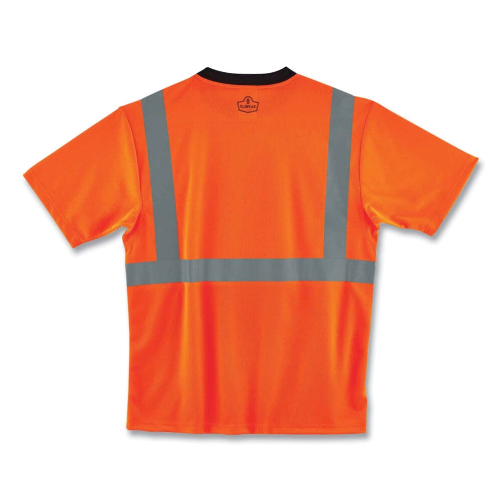 GloWear 8289BK Class 2 Hi-Vis T-Shirt with Black Bottom, Medium, Orange, Ships in 1-3 Business Days - Image 4