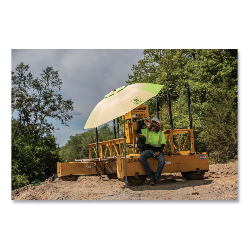 GloWear 8289BK Class 2 Hi-Vis T-Shirt with Black Bottom, 2X-Large, Lime, Ships in 1-3 Business Days - Image 2