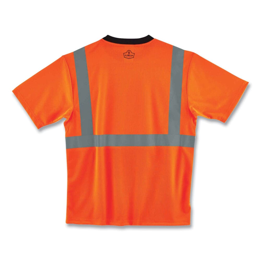 GloWear 8289BK Class 2 Hi-Vis T-Shirt with Black Bottom, 3X-Large, Orange, Ships in 1-3 Business Days - Image 2
