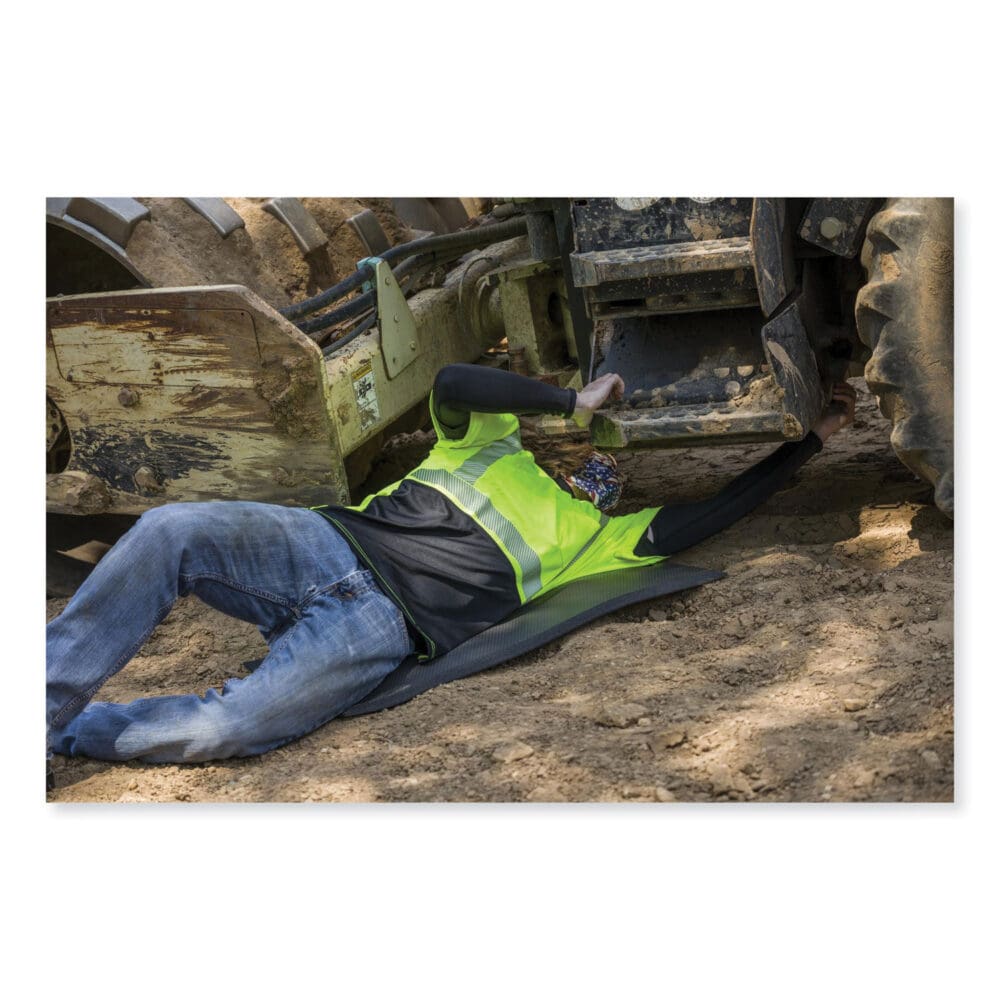 GloWear 8280BK Class 2 Performance T-Shirt with Black Bottom, Polyester, 2X-Large, Lime, Ships in 1-3 Business Days - Image 3