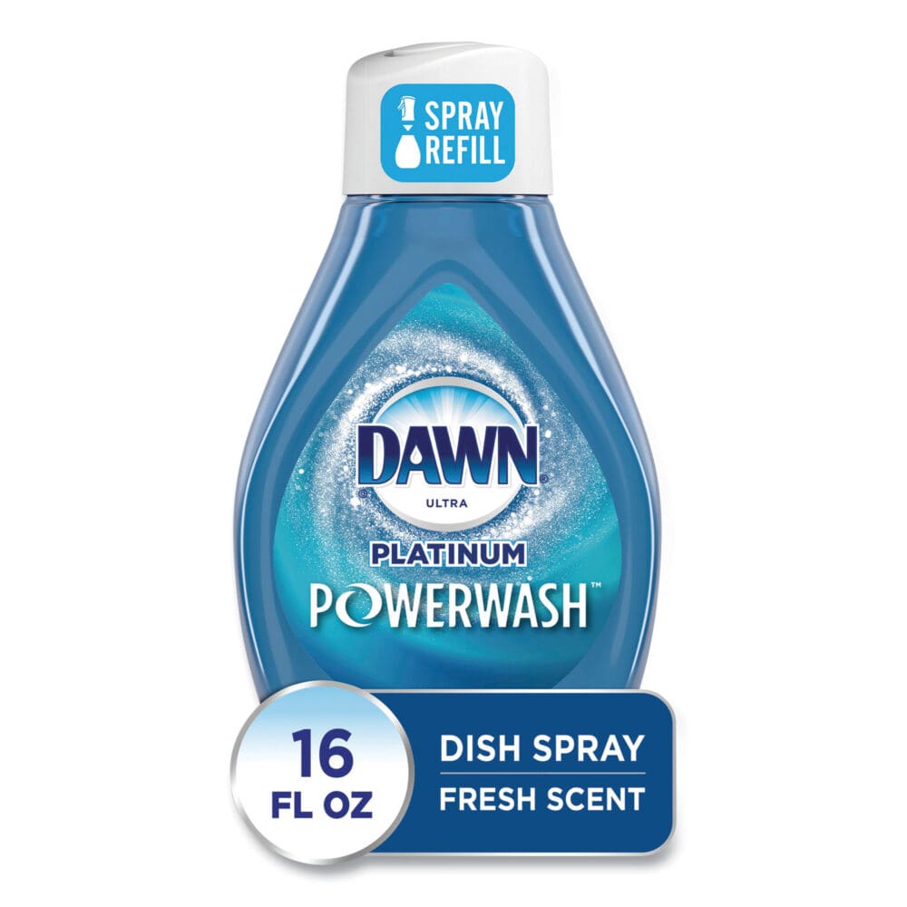 Platinum Powerwash Dish Spray Refill, Fresh Scent, 16 oz Refill Bottle - Image 9