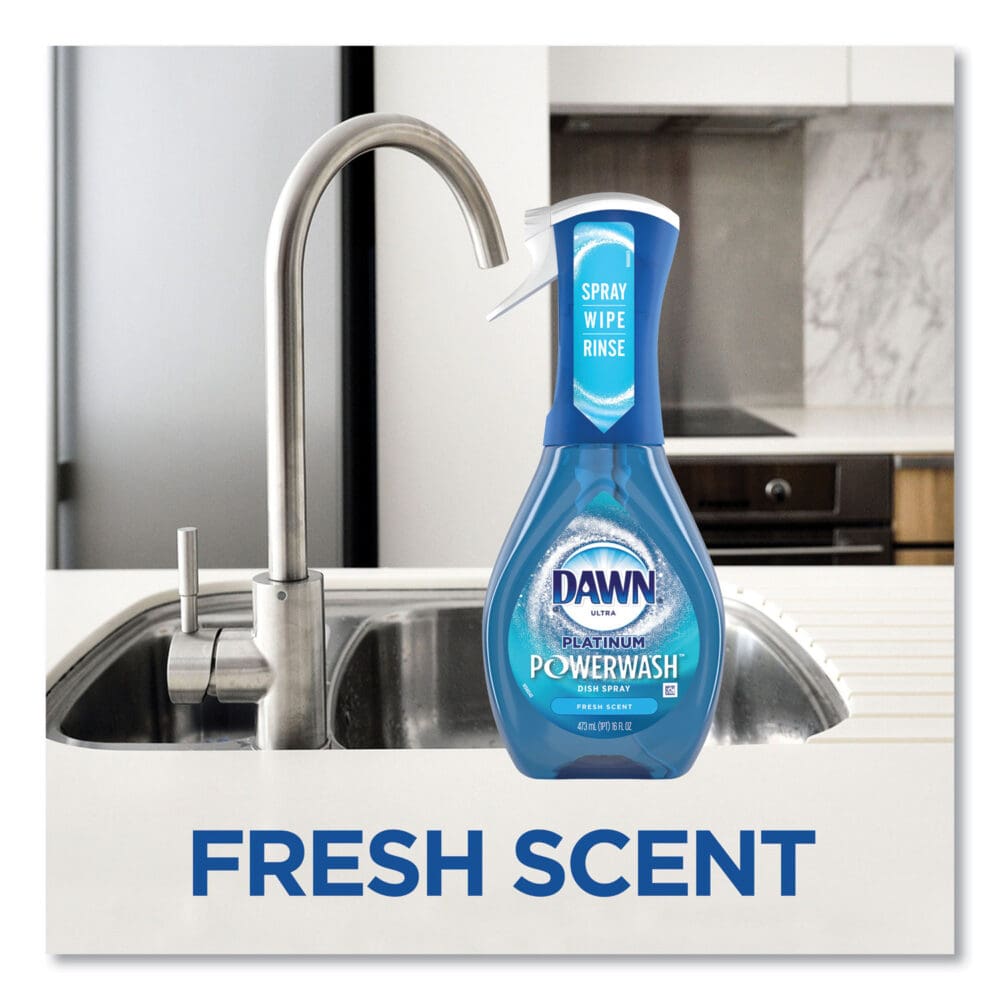 Platinum Powerwash Dish Spray Refill, Fresh Scent, 16 oz Refill Bottle - Image 2