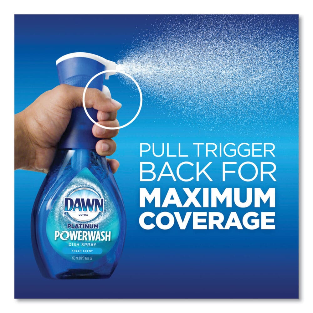 Platinum Powerwash Dish Spray Refill, Fresh Scent, 16 oz Refill Bottle - Image 3