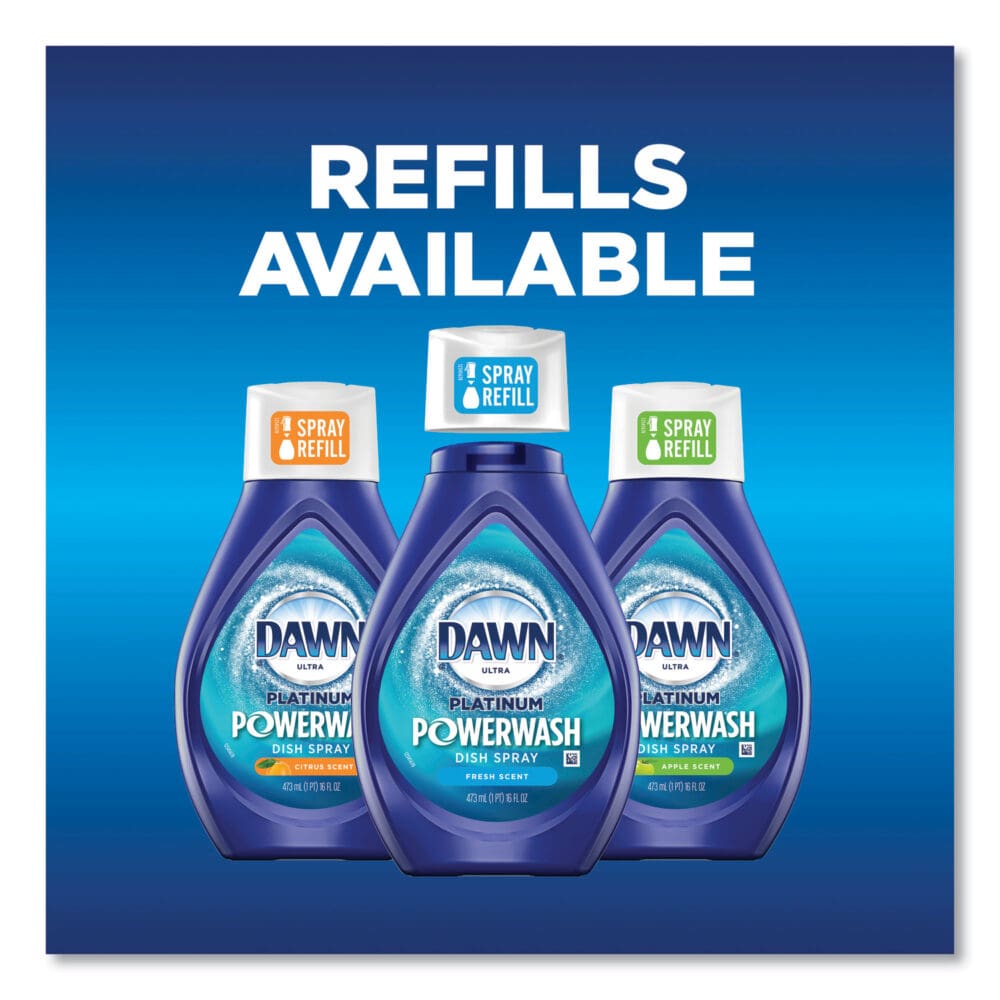 Platinum Powerwash Dish Spray Refill, Fresh Scent, 16 oz Refill Bottle - Image 7