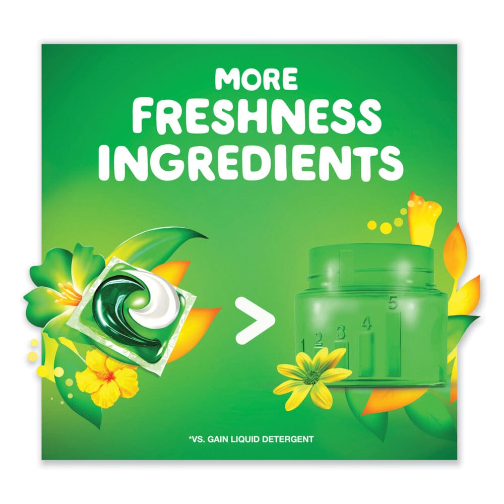 Flings Detergent Pods, Moonlight Breeze, 81 Pods/Pack - Image 4