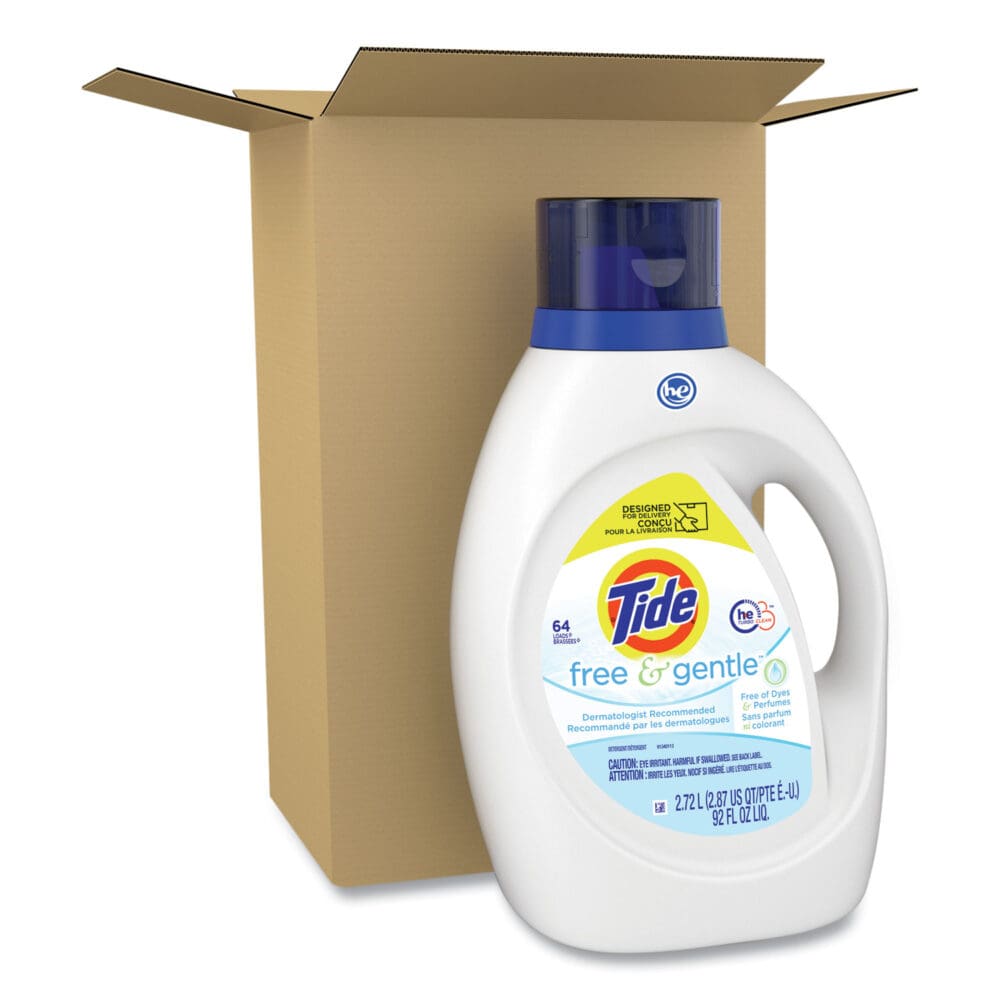 Free and Gentle Liquid Laundry Detergent, Unscented, 92 oz Bottle - Image 4