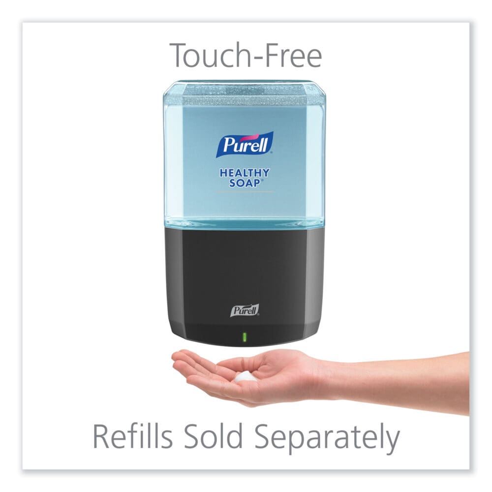 ES6 Soap Touch-Free Dispenser, 1,200 mL, 5.25 x 8.8 x 12.13, Graphite - Image 6