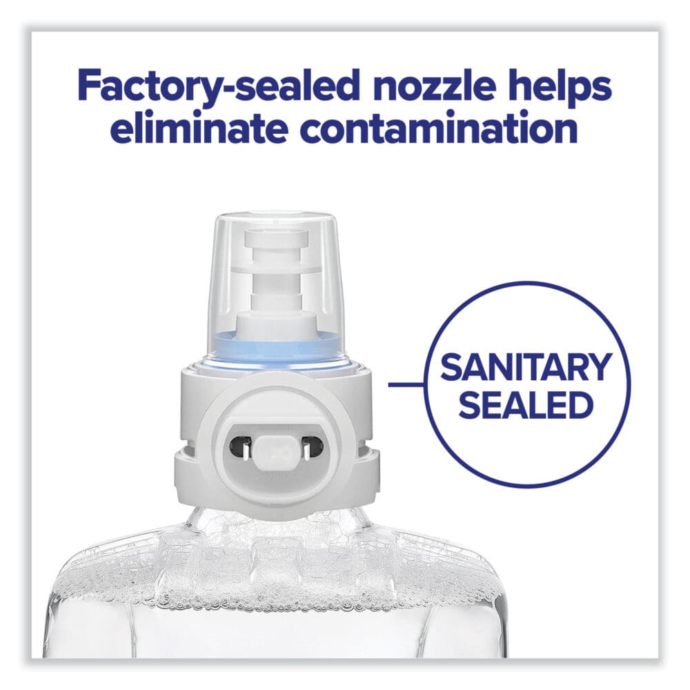 CS4 Hand Sanitizer Dispenser, 1,200 mL, 6.12 x 4.48 x 10.81, White - Image 2