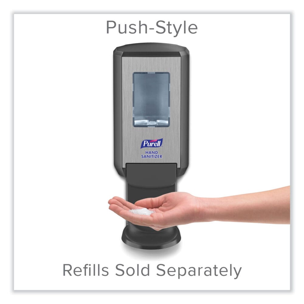 CS4 Hand Sanitizer Dispenser, 1,200 mL, 4.88 x 8.19 x 11.38, Graphite - Image 7