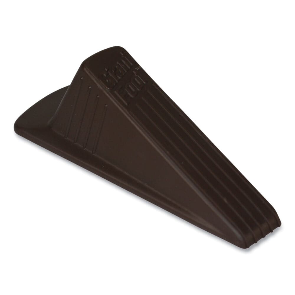 Giant Foot Doorstop, No-Slip Rubber Wedge, 3.5w x 6.75d x 2h, Brown - Image 6