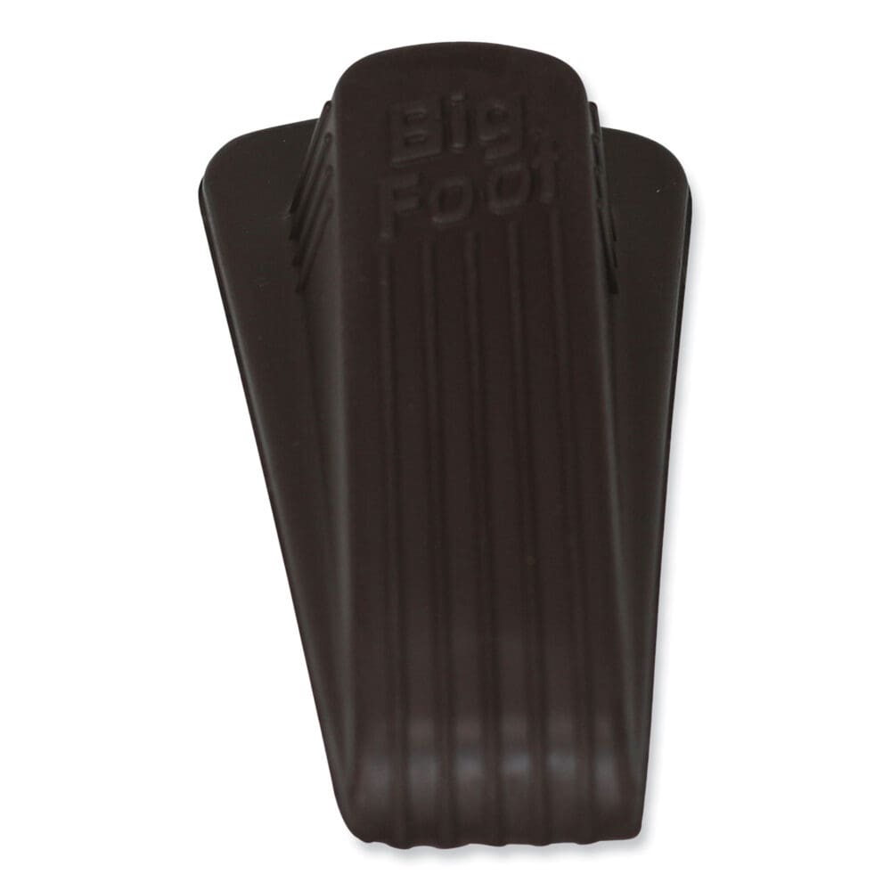 Big Foot Doorstop, No Slip Rubber Wedge, 2.25w x 4.75d x 1.25h, Brown, 2/Pack - Image 7