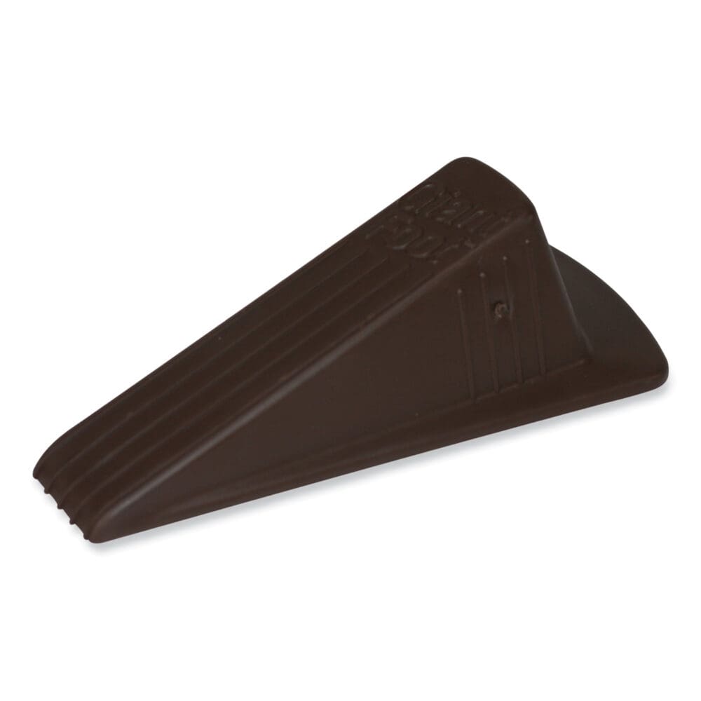 Giant Foot Doorstop, No-Slip Rubber Wedge, 3.5w x 6.75d x 2h, Brown - Image 4