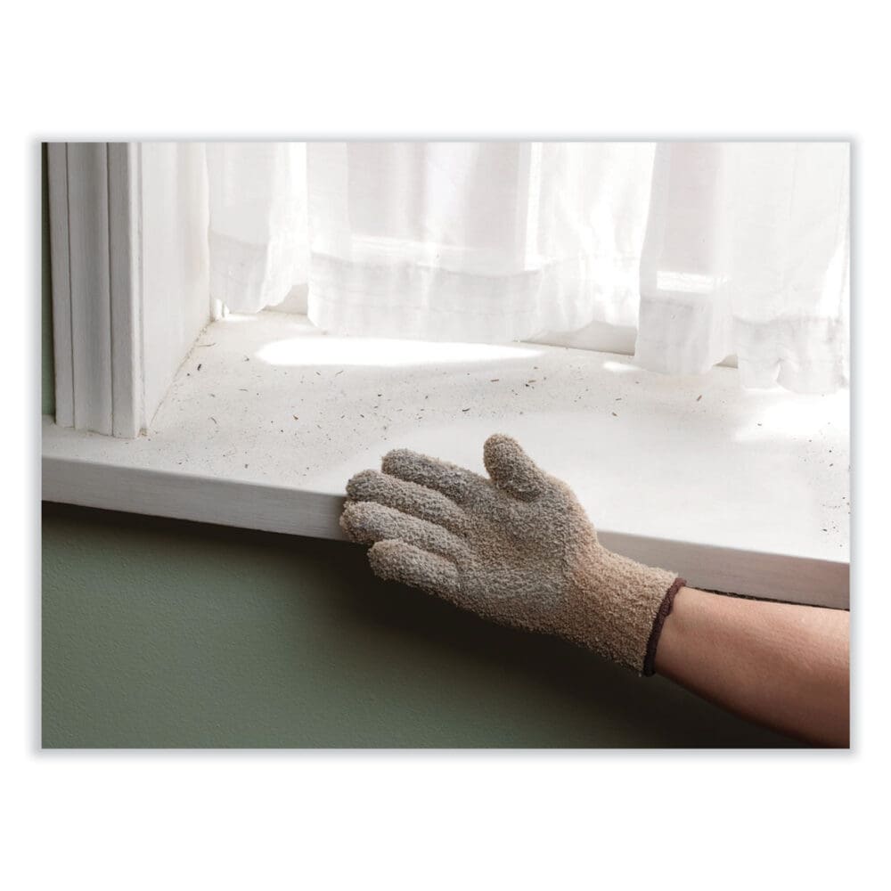 CleanGreen Microfiber Dusting Gloves, 5" x 10, Pair - Image 6