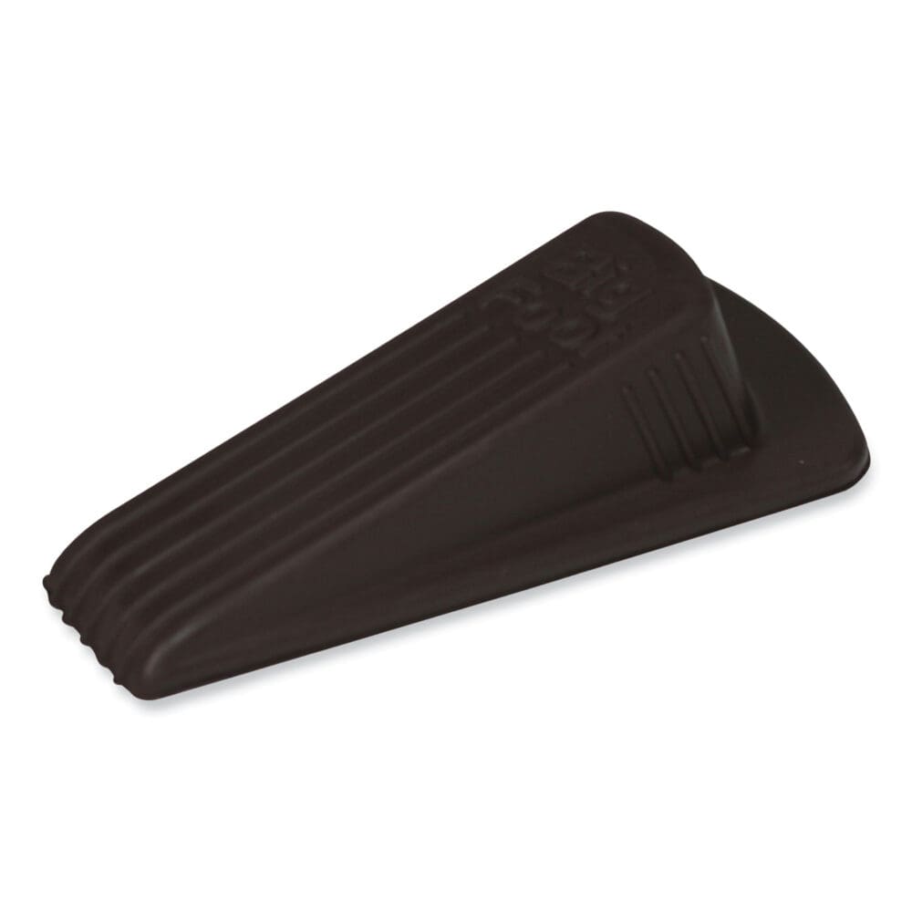 Big Foot Doorstop, No Slip Rubber Wedge, 2.25w x 4.75d x 1.25h, Brown, 2/Pack - Image 6