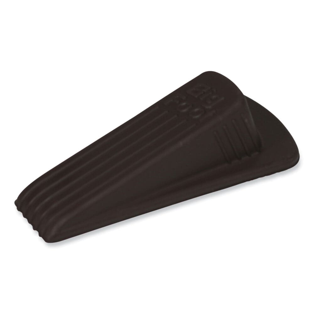 Big Foot Doorstop, No Slip Rubber Wedge, 2.25w x 4.75d x 1.25h, Brown - Image 6