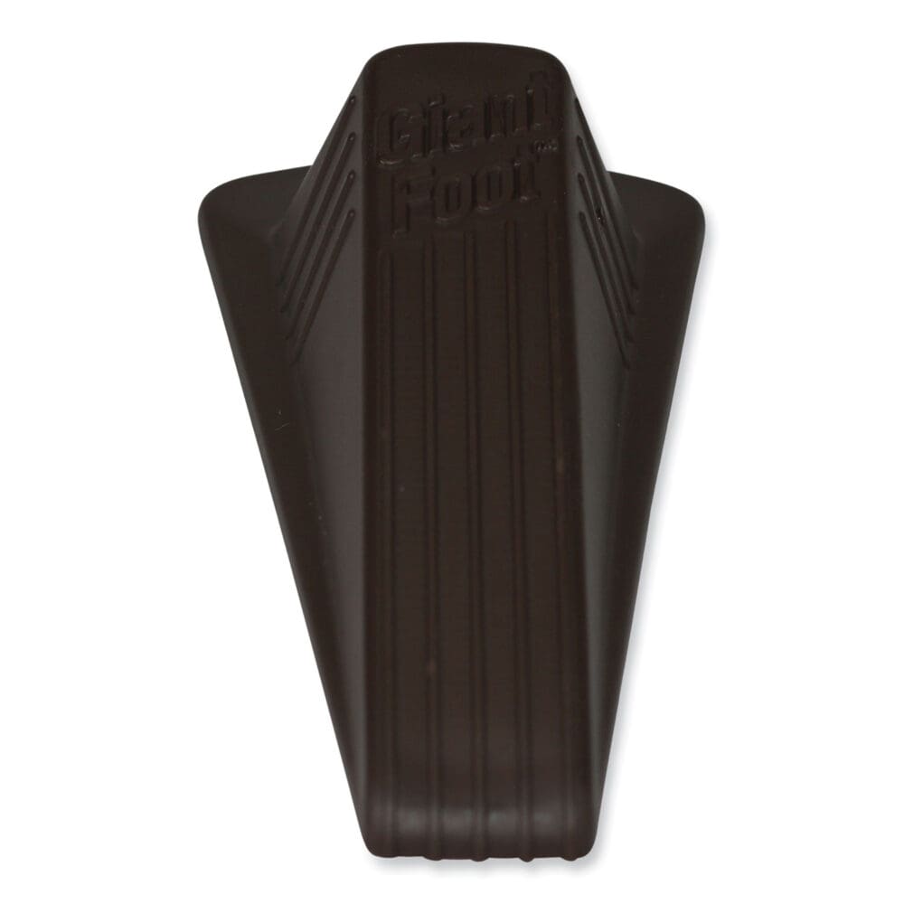 Giant Foot Doorstop, No-Slip Rubber Wedge, 3.5w x 6.75d x 2h, Brown - Image 5