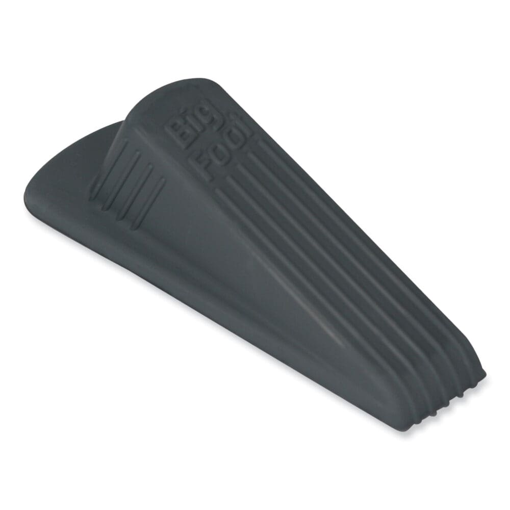Big Foot Doorstop, No Slip Rubber Wedge, 2.25w x 4.75d x 1.25h, Gray - Image 7