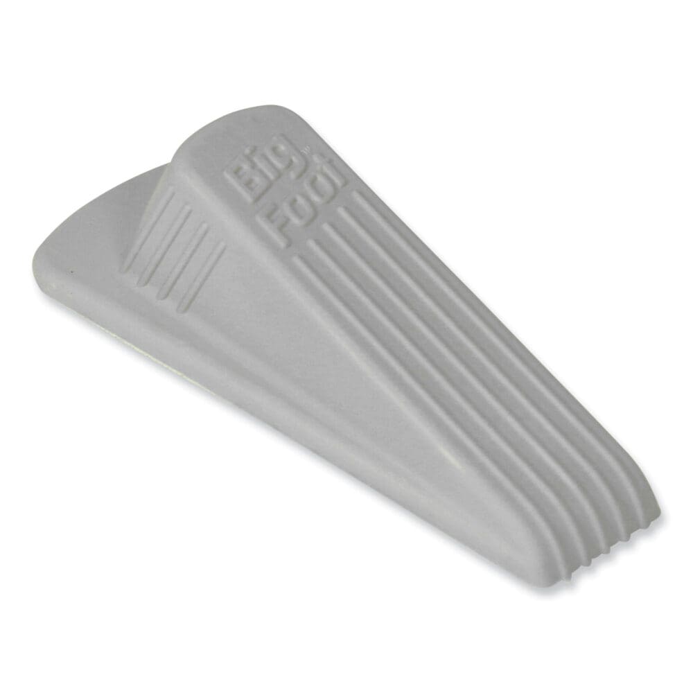 Big Foot Doorstop, No Slip Rubber Wedge, 2.25w x 4.75d x 1.25h, Beige, 2/Pack - Image 7