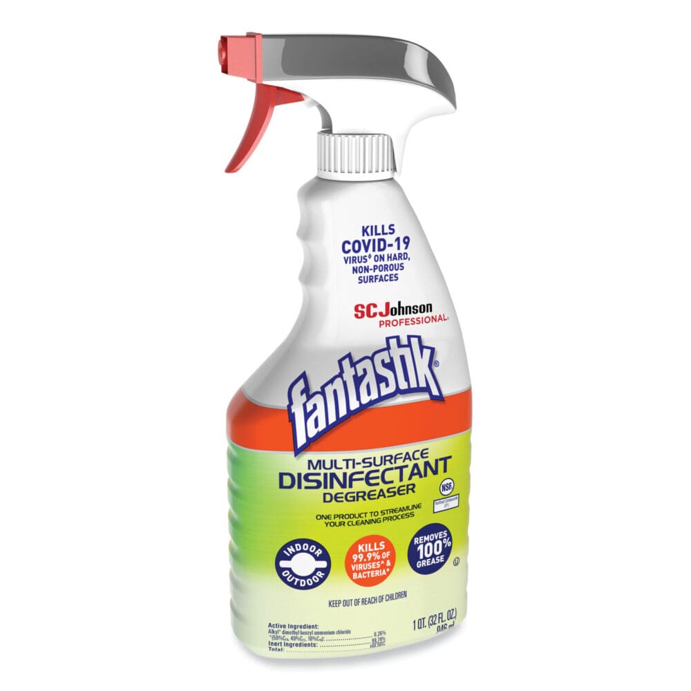 Multi-Surface Disinfectant Degreaser, Herbal, 32 oz Spray Bottle, 8/Carton - Image 2