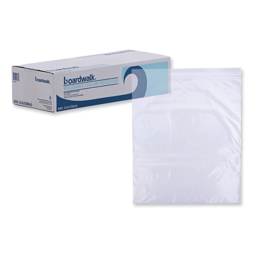 Reclosable Food Storage Bags, 2 gal, 2.7 mil, 13" x 15", Clear, 100/Box - Image 8