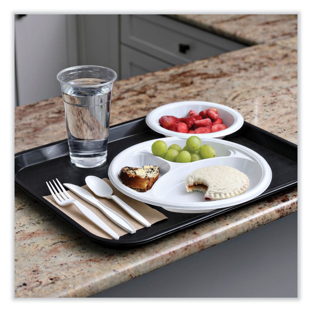 Heavyweight Polystyrene Cutlery, Fork, White, 1000/Carton - Image 4