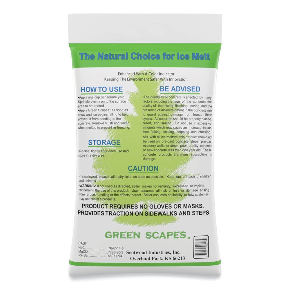 Green Scapes Ice Melt, 50 lb Bag - Image 2