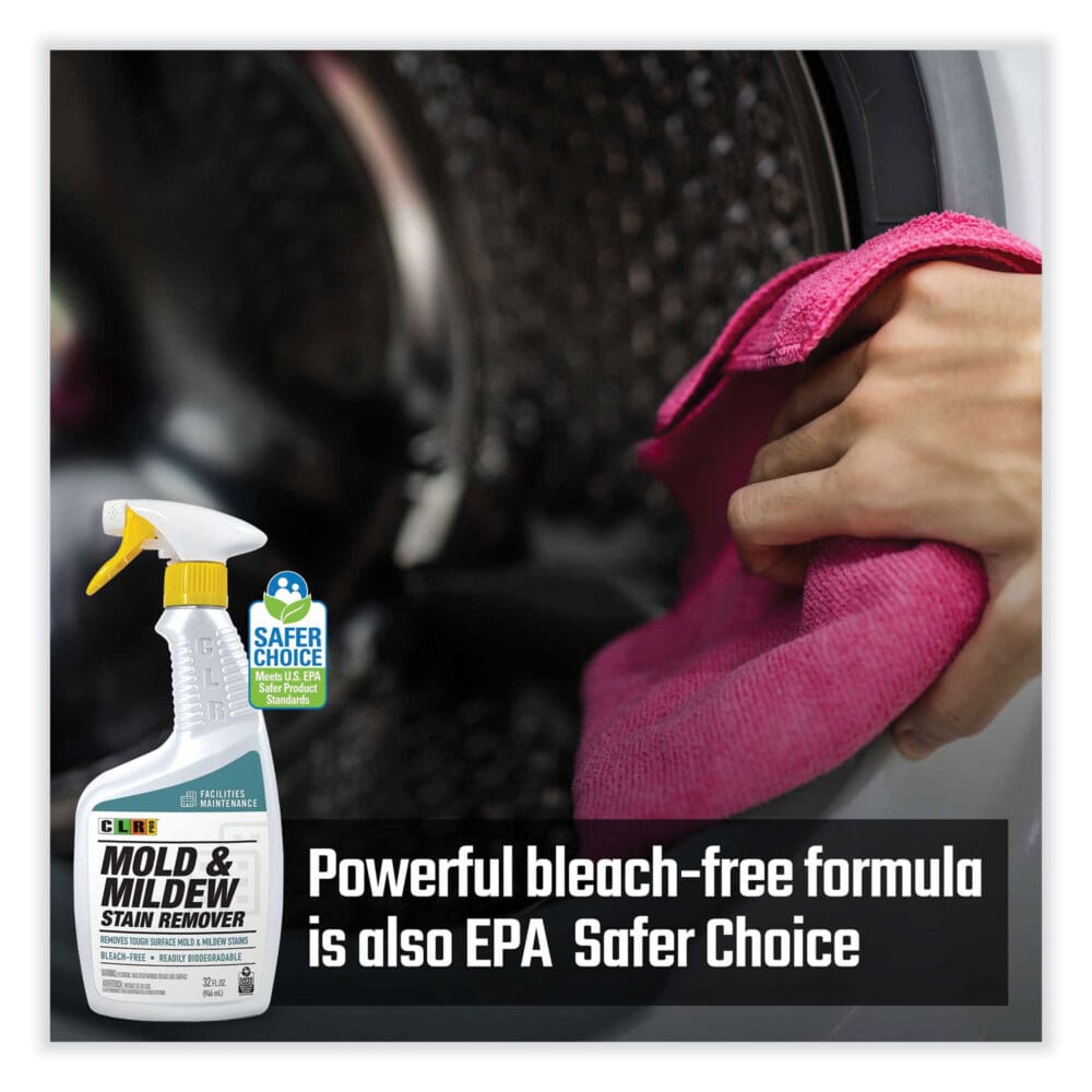 Mold and Mildew Stain Remover, 32 oz Spray Bottle, 6/Carton - Image 2