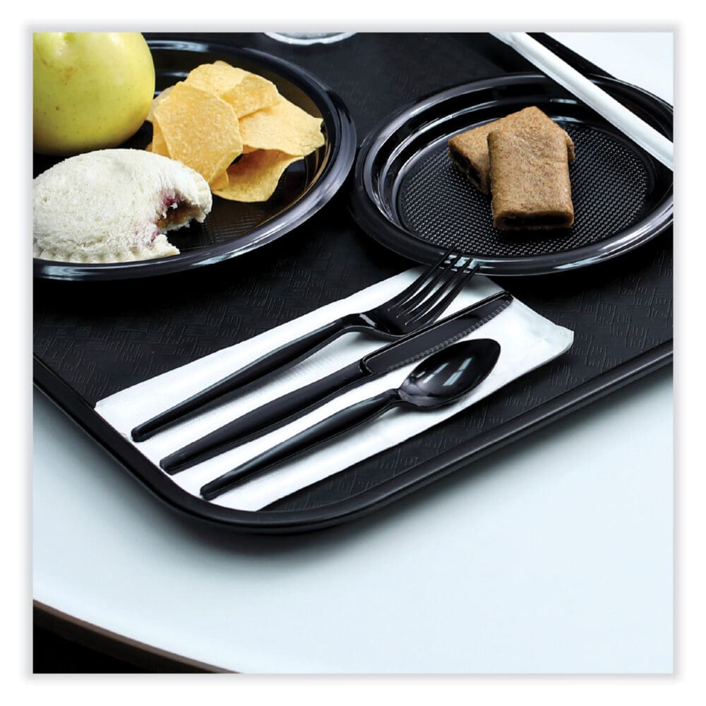 Heavyweight Wrapped Polystyrene Cutlery, Knife, Black, 1,000/Carton - Image 5