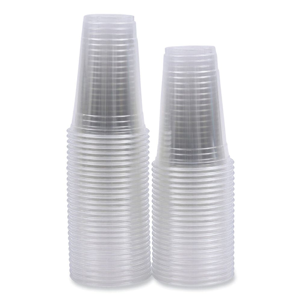 Clear Plastic Cold Cups, 20 oz, PET, 50 Cups/Sleeve, 20 Sleeves/Carton - Image 8