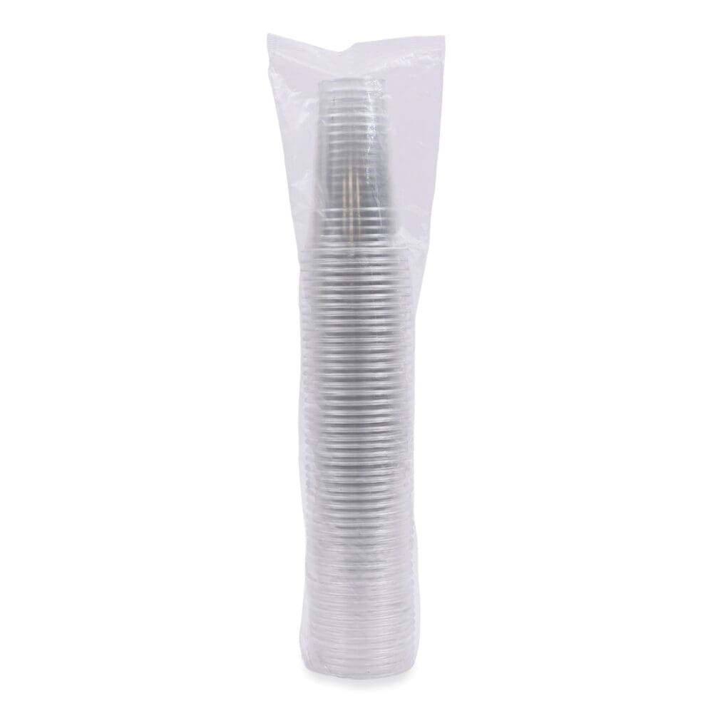 Clear Plastic Cold Cups, 24 oz, PET, 50 Cups/Sleeve, 12 Sleeves/Carton - Image 6