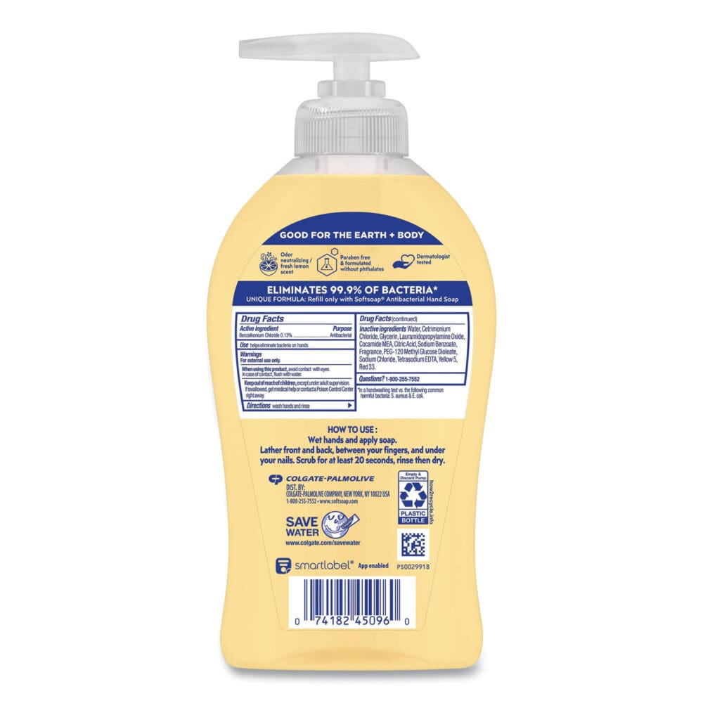 Antibacterial Hand Soap, Citrus, 11.25 oz Pump Bottle - Image 2