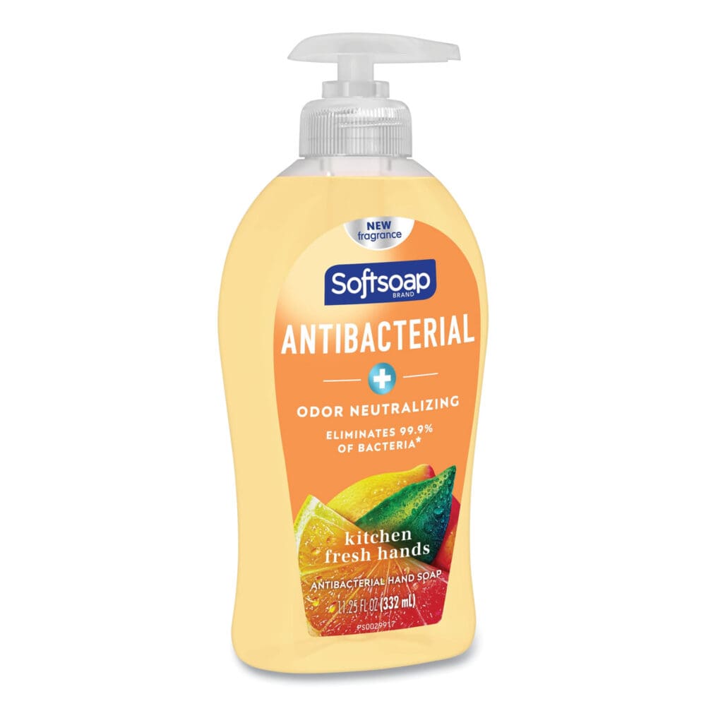 Antibacterial Hand Soap, Citrus, 11.25 oz Pump Bottle, 6/Carton - Image 3