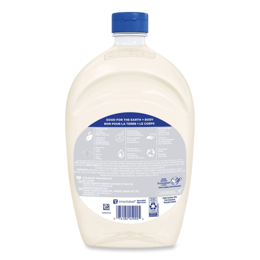 Moisturizing Hand Soap Refill with Aloe, Fresh, 50 oz, 6/Carton - Image 3