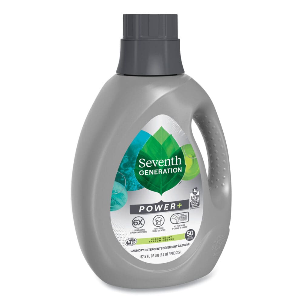 Power+ Laundry Detergent, Clean Scent, 87.5 oz Bottle - Image 5
