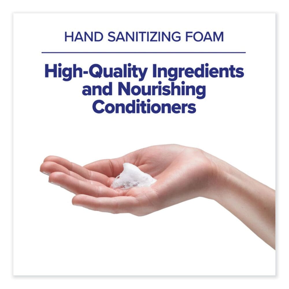 Advanced Hand Sanitizer Gentle and Free Foam, 1,200 mL Refill, Fragrance-Free, For ES4 Dispensers, 2/Carton - Image 2