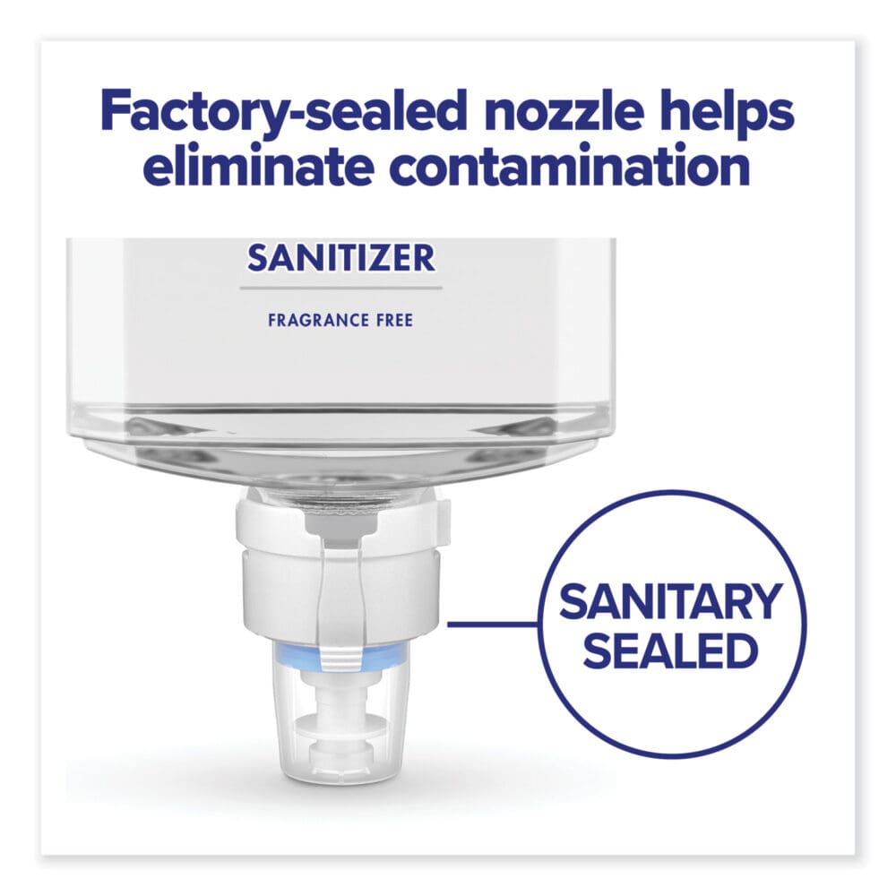 Advanced Hand Sanitizer Gentle and Free Foam, 1,200 mL Refill, Fragrance-Free, For ES4 Dispensers, 2/Carton - Image 3