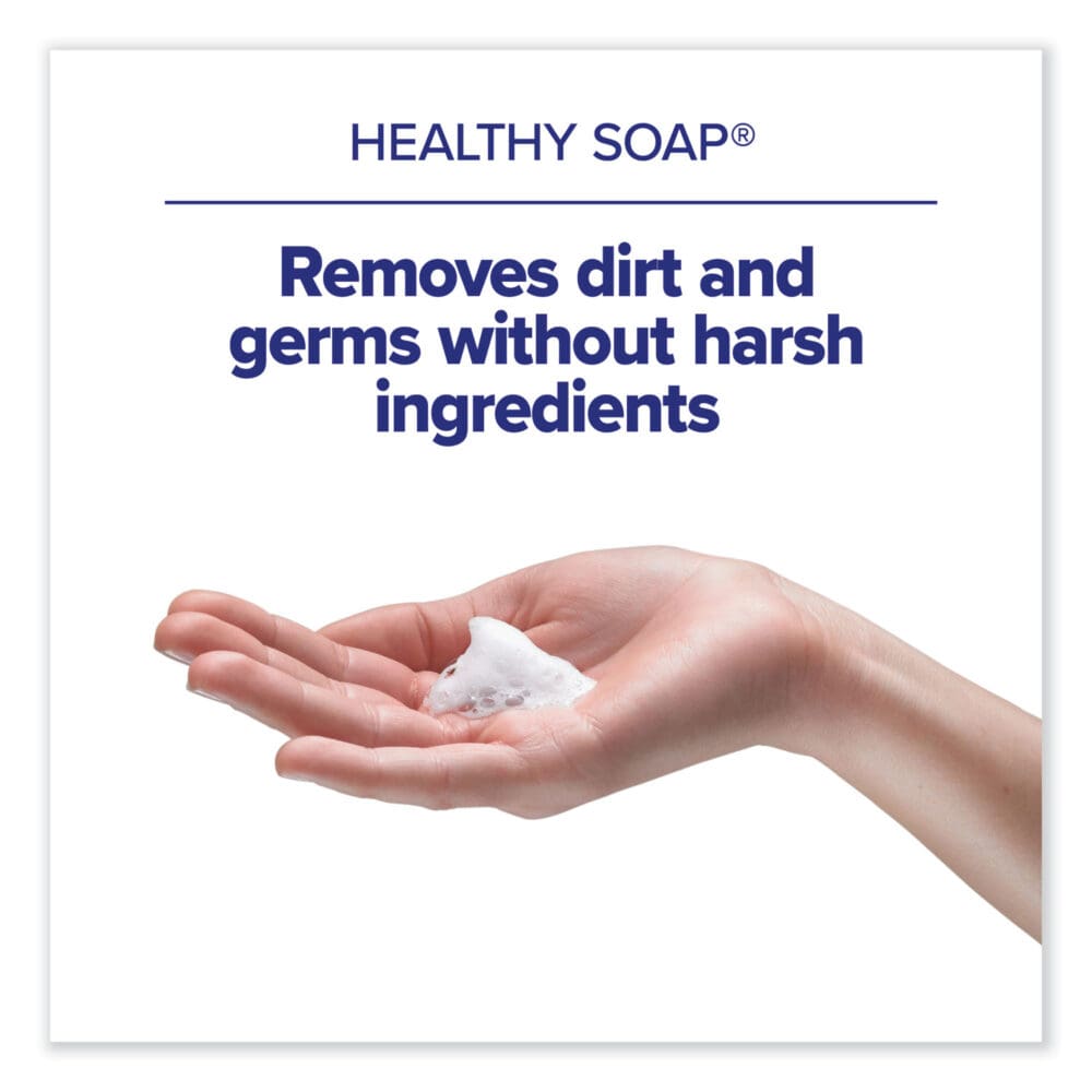 HEALTHY SOAP Mild Foam, For CS4 Dispensers, Fragrance-Free, 1,250 mL,  4/Carton - Image 7