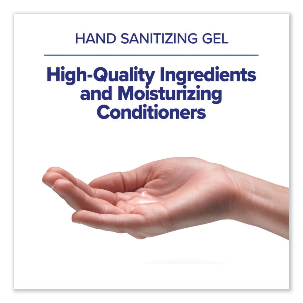 Advanced Hand Sanitizer Gel Refill, 1,200 mL, Clean Scent, For ES6 Dispensers, 2/Carton - Image 2